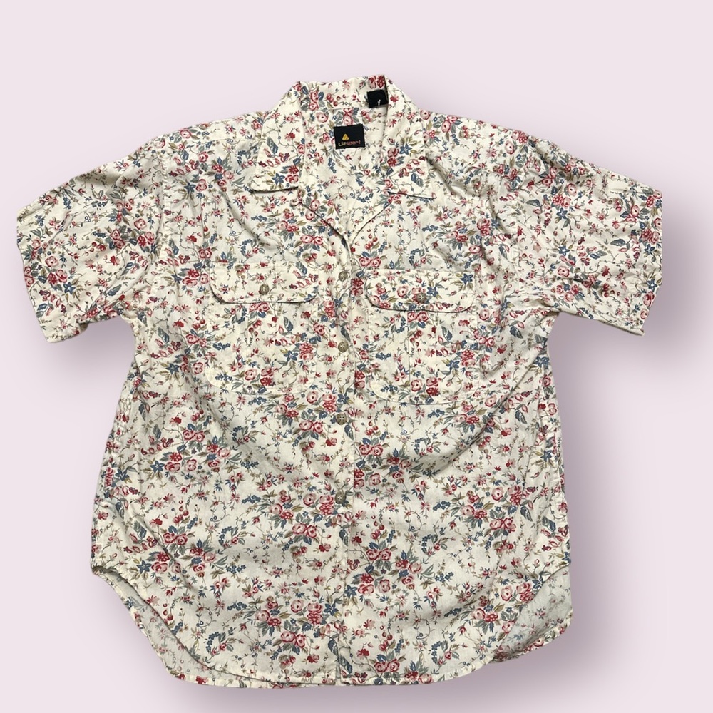 Liz Sport Vintage Button down Shirt Unisex
